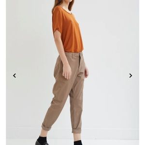 Hope of Sweden news trouser in nutmeg